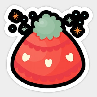 Christmas Hat Sticker